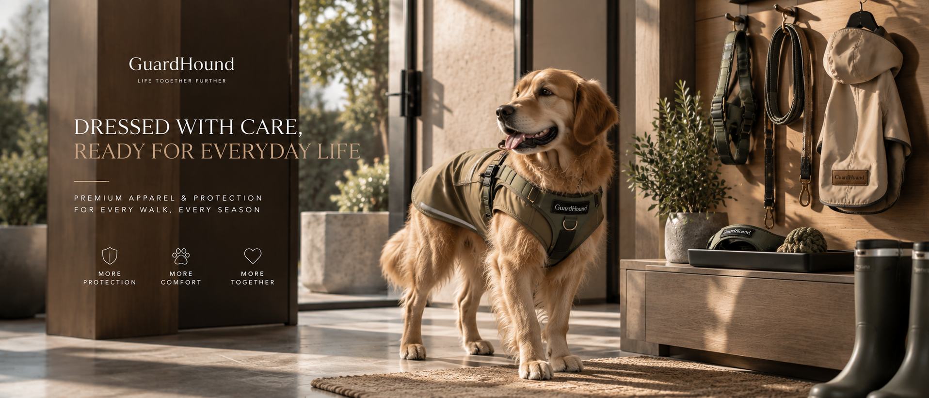 GuardHound 品牌广告 · 服装与防护