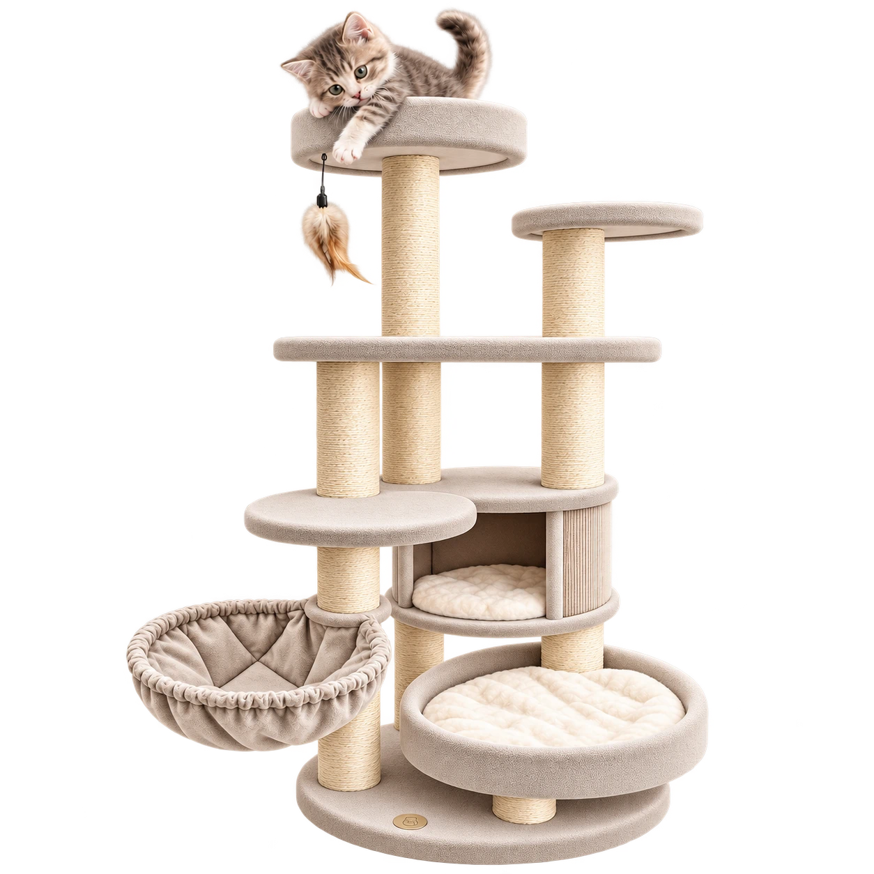 CAT ESSENTIALS 猫咪日常用品 · 花苞猫爬架