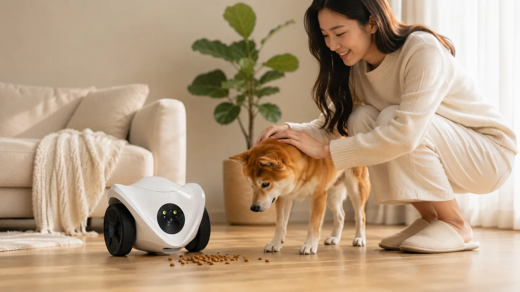 逗宠监控宠物投喂机 · 使用场景 · GuardHound DOG