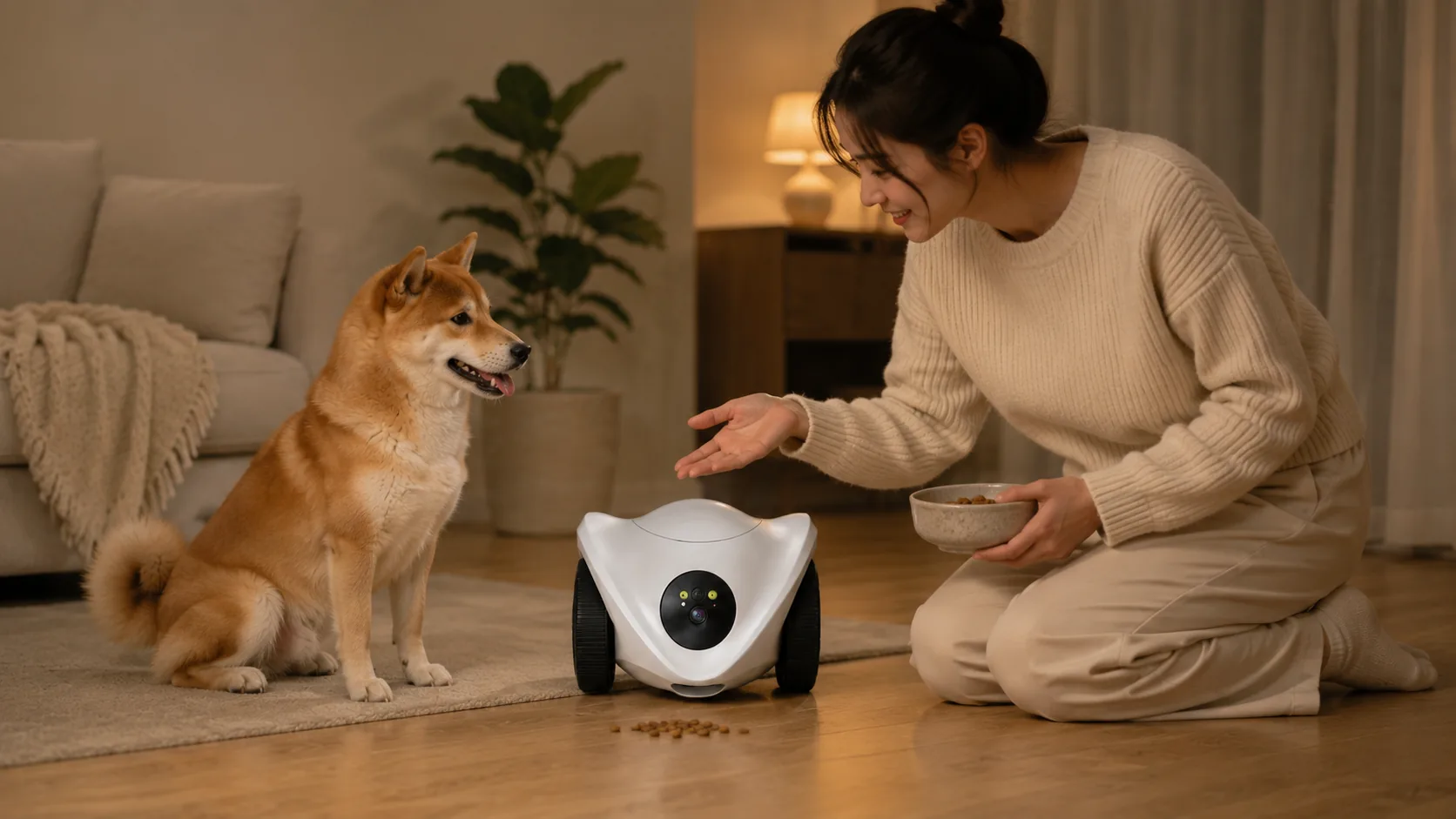 逗宠监控宠物投喂机 · 使用场景 · GuardHound DOG