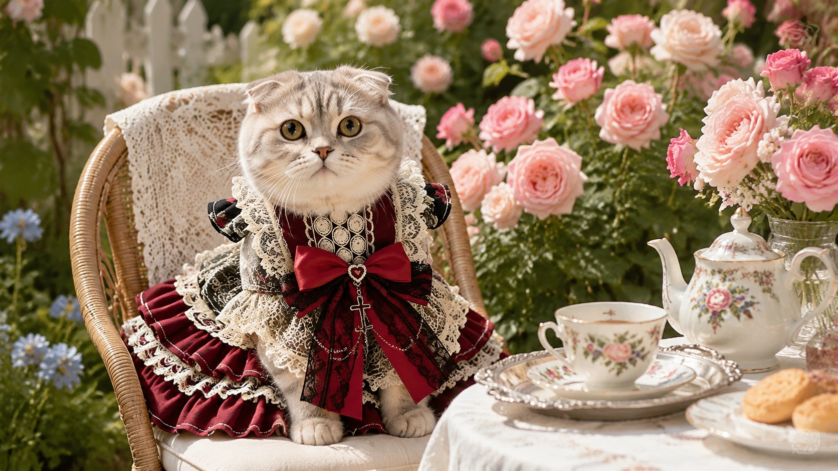 洛丽塔复古猫咪礼服 · 花园茶会 · GuardHound