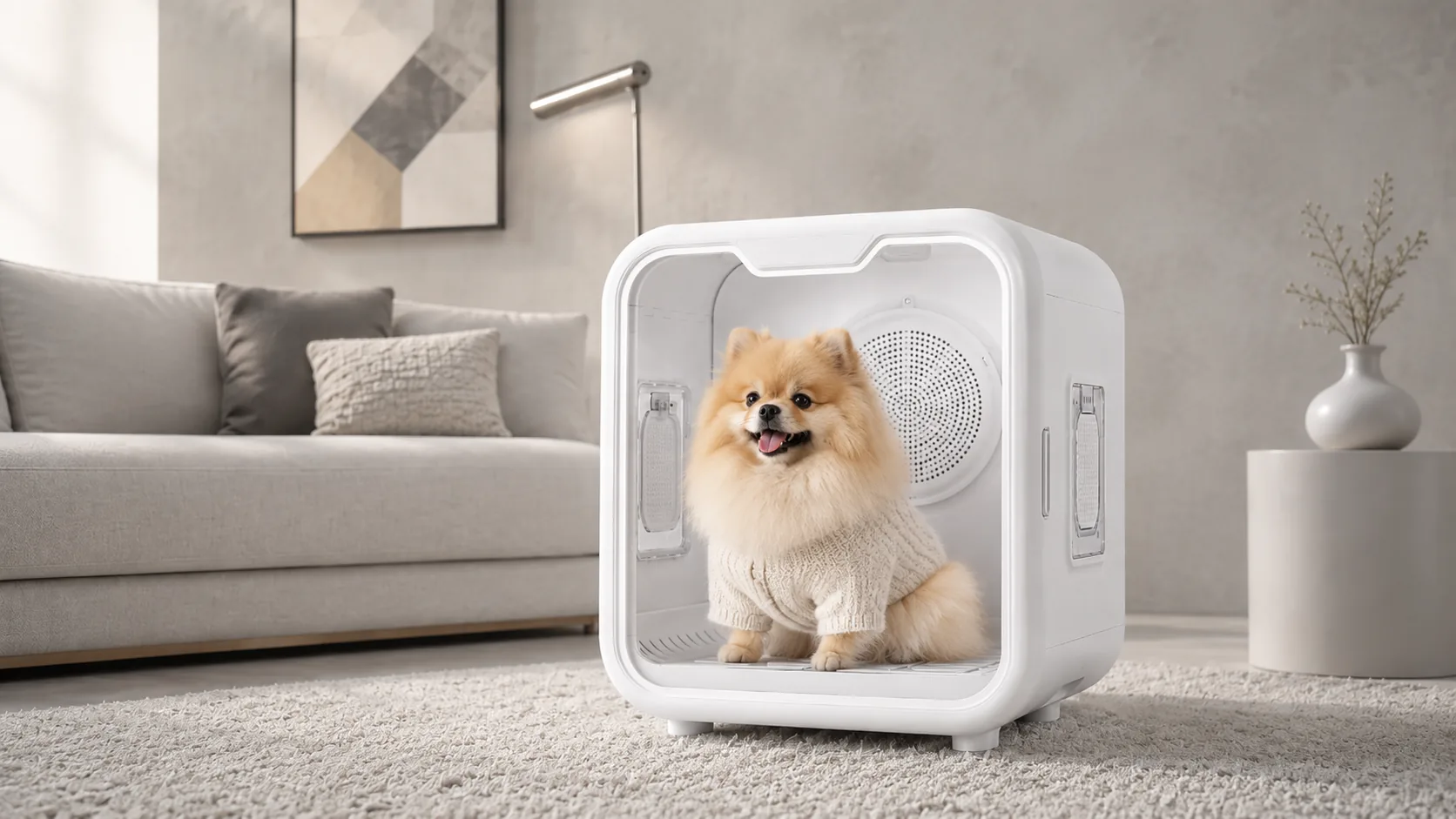 GuardHound 智能宠物烘干箱 · 细节图 1 · GuardHound DOG