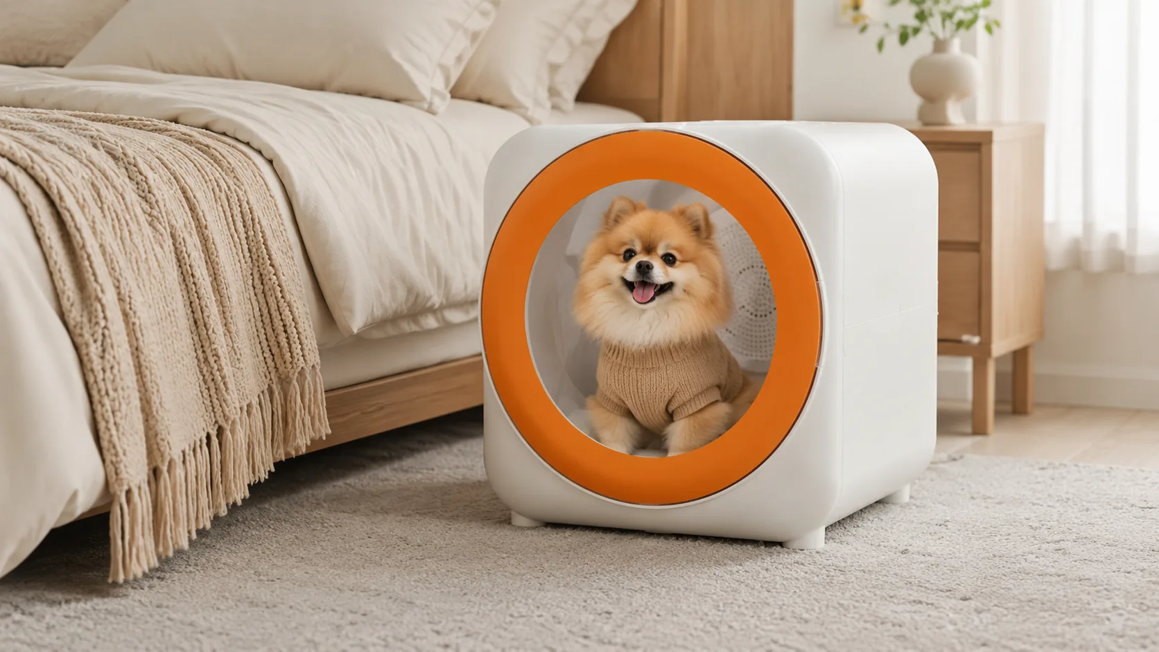 GuardHound 智能宠物烘干箱 · 智能温控， · GuardHound DOG