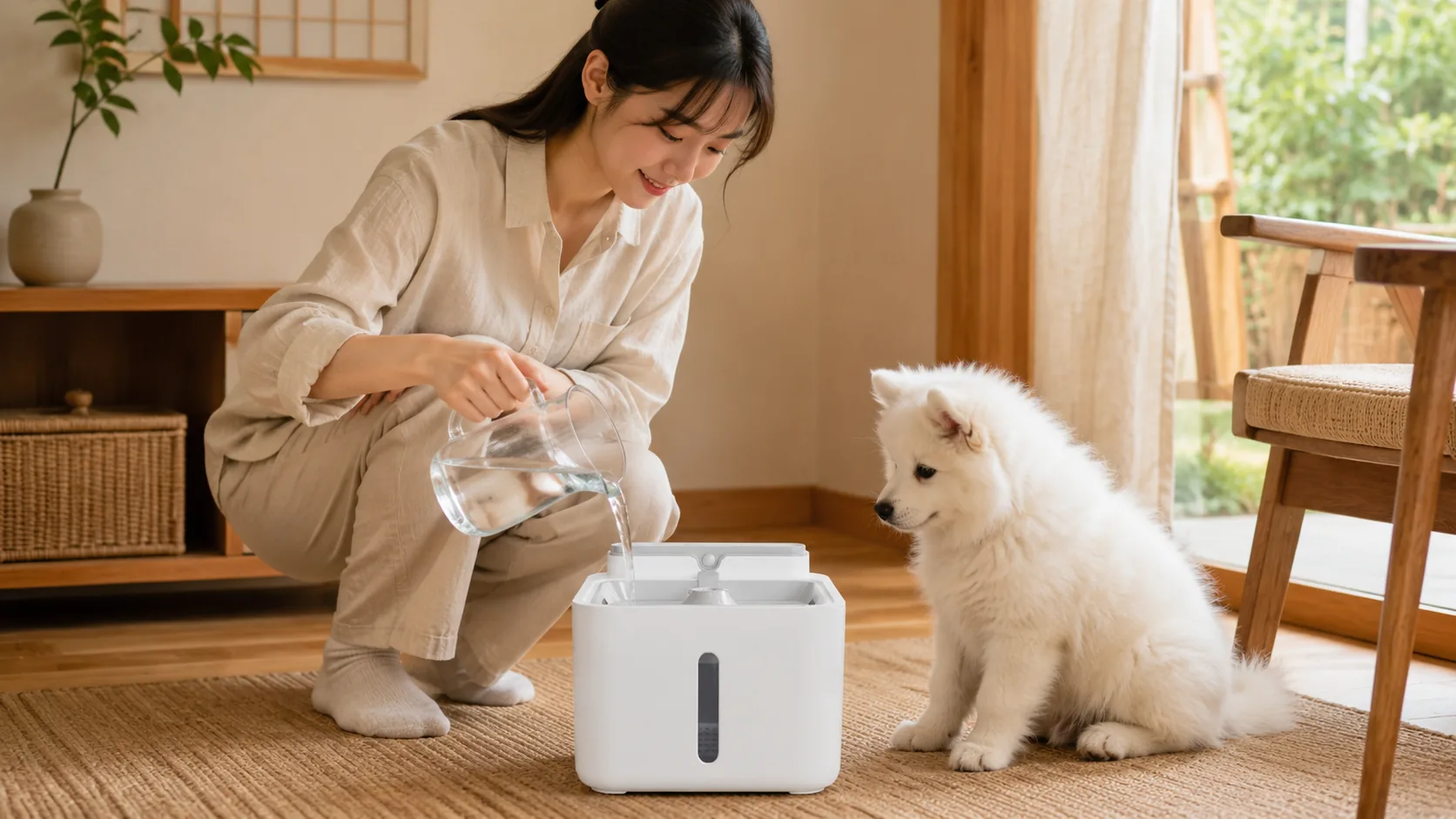 GuardHound智能循环活水饮水机 · 午后客厅的宁静 · GuardHound DOG