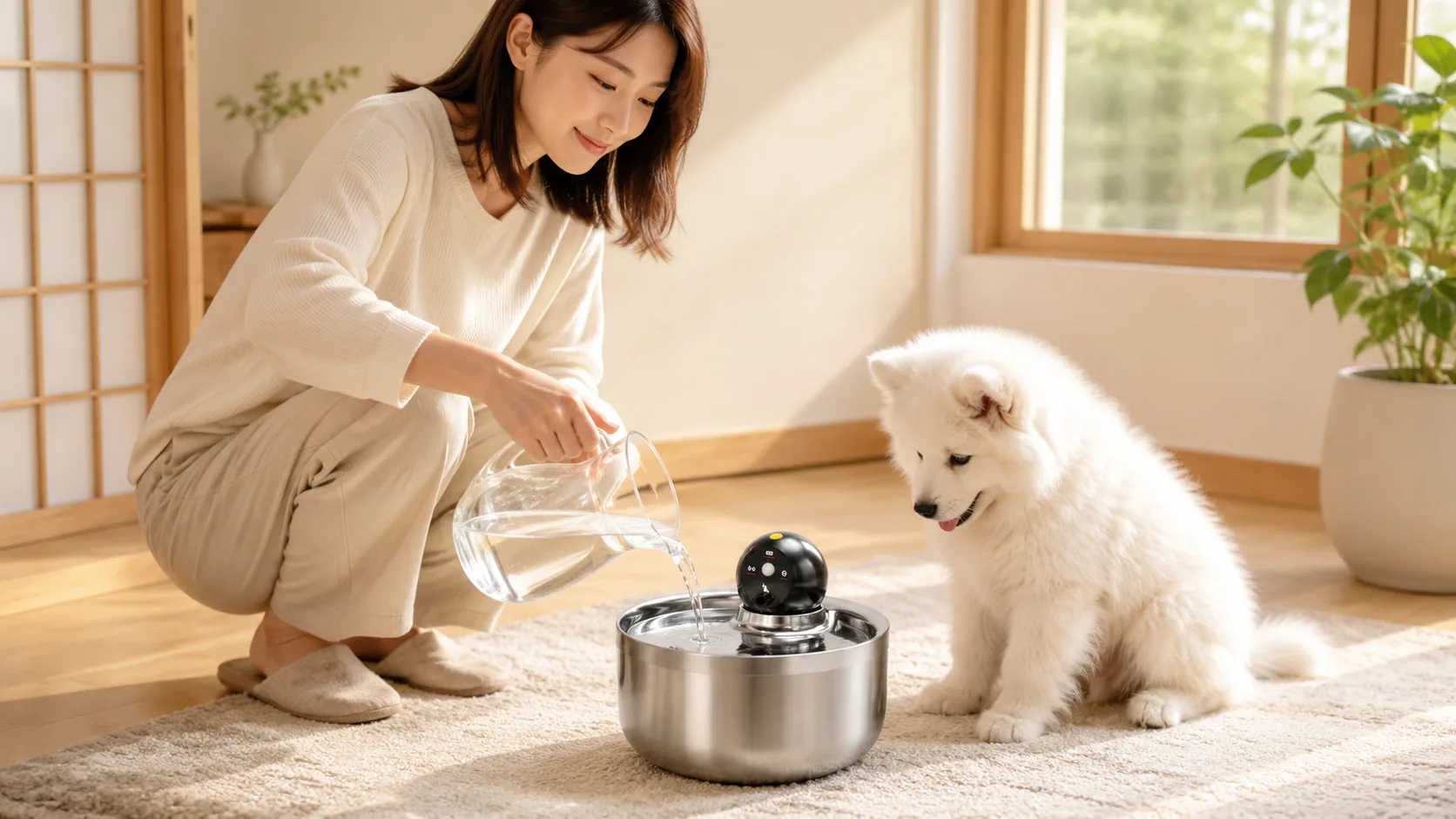 GuardHound不锈钢智能饮水机 · 午后客厅静憩 · GuardHound DOG