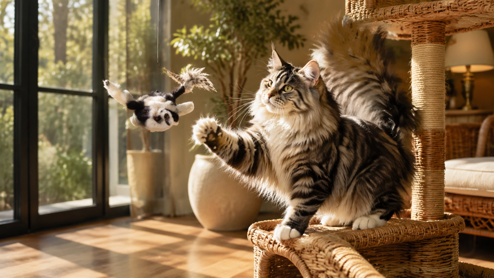 智能逗猫玩具飞鼠造型翅膀扑打 · 阅读角休闲 · GuardHound