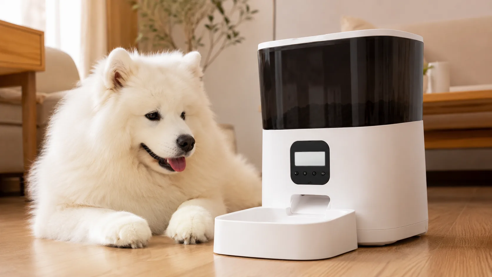 GuardHound 智能定时定量喂食器 · 防卡粮设计 · GuardHound DOG