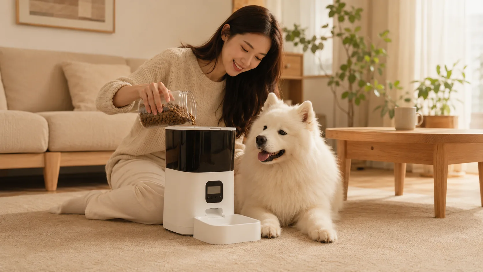 GuardHound 智能定时定量喂食器 · 开放式厨房早餐时光 · GuardHound DOG