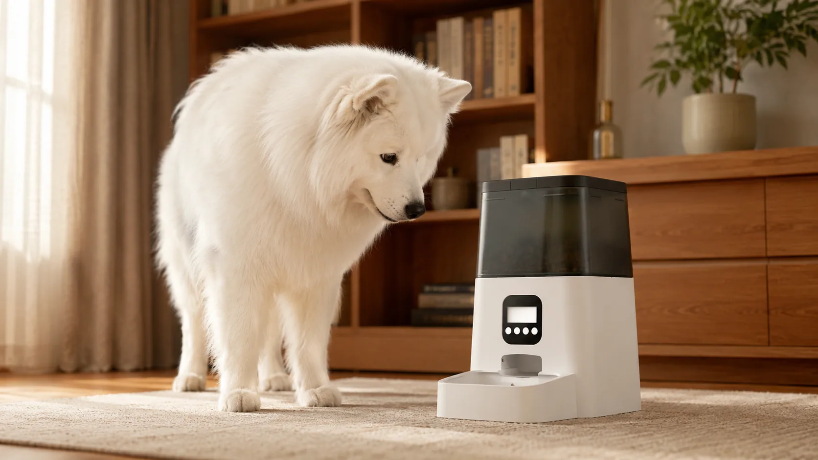 智能定时定量宠物喂食器 · APP远程 · GuardHound DOG