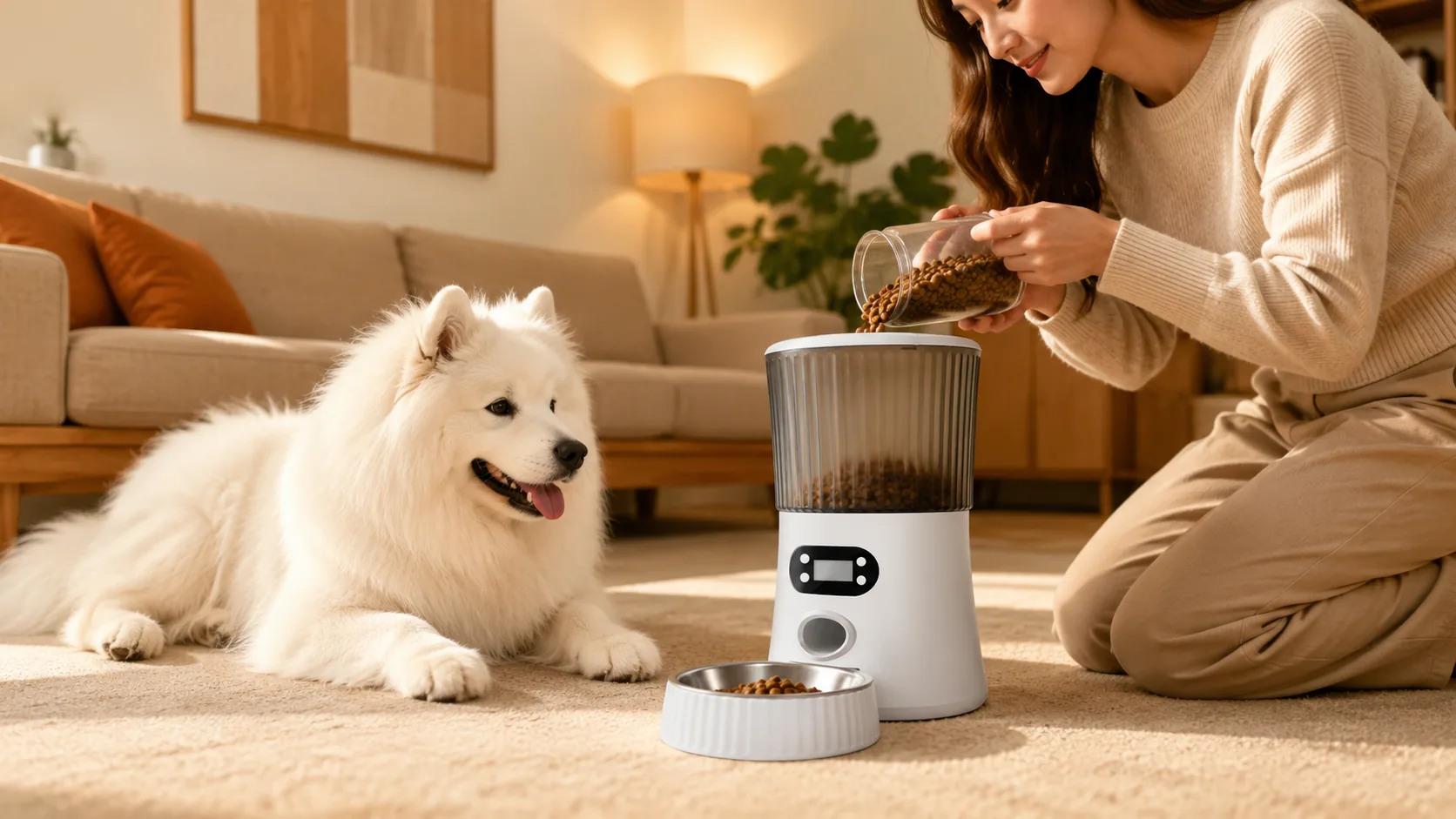 GuardHound智能喂食器 · 周末早晨的猫咪时光 · GuardHound DOG