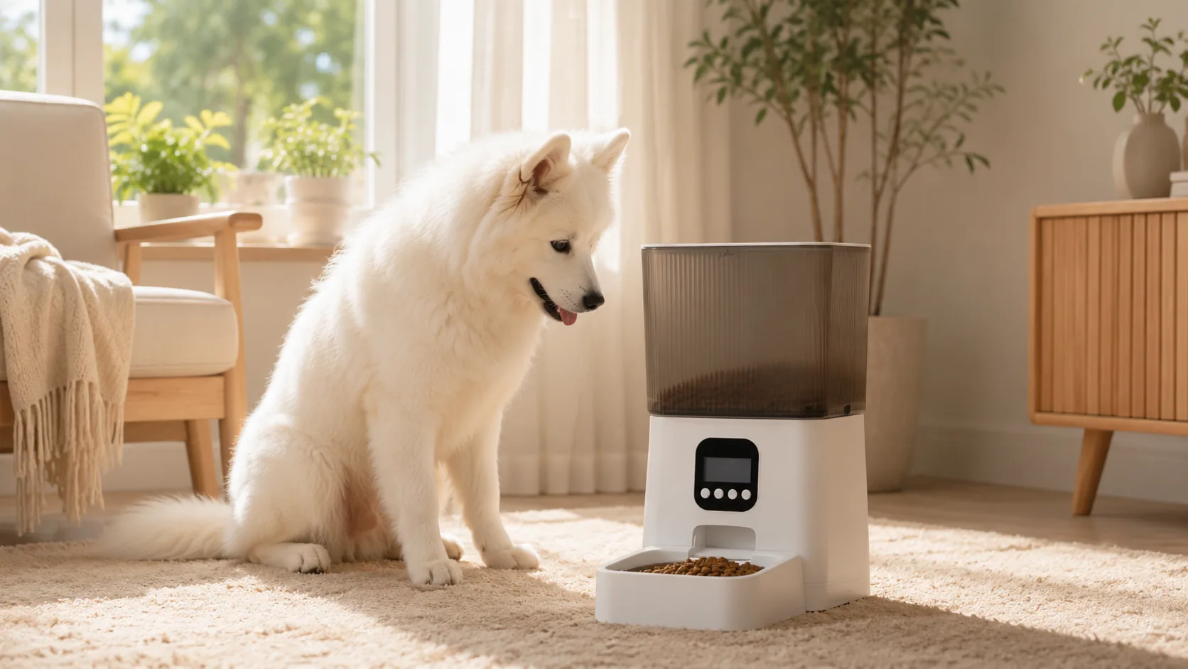 智能宠物喂食器 · 定时定量精 · GuardHound DOG