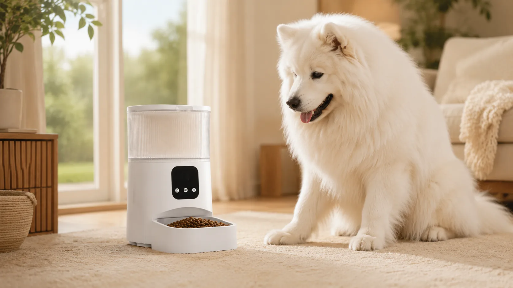 GuardHound 智能喂食器 GH-F1 · 食品级材质 · GuardHound DOG
