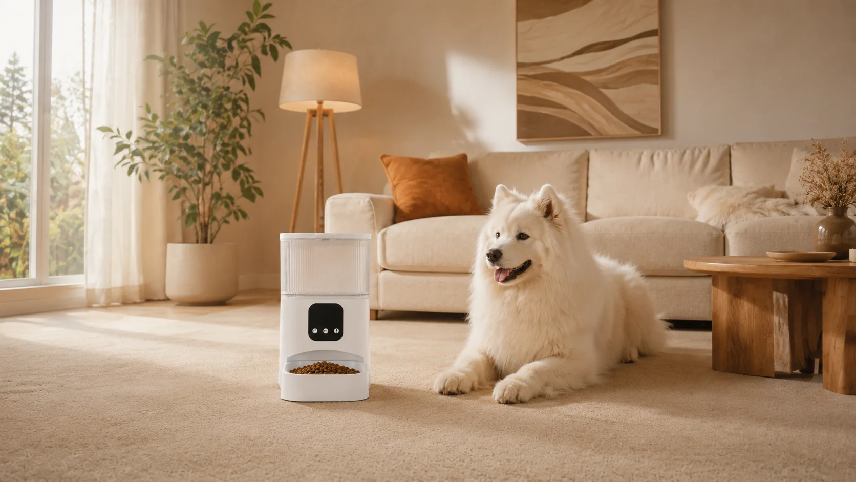 GuardHound 智能喂食器 GH-F1 · 细节图 1 · GuardHound DOG