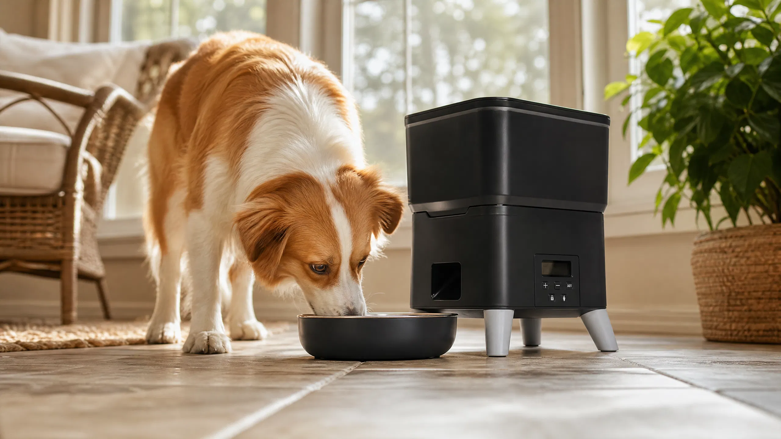 GuardHound智能定时喂食器 · 防卡粮设计 · GuardHound DOG