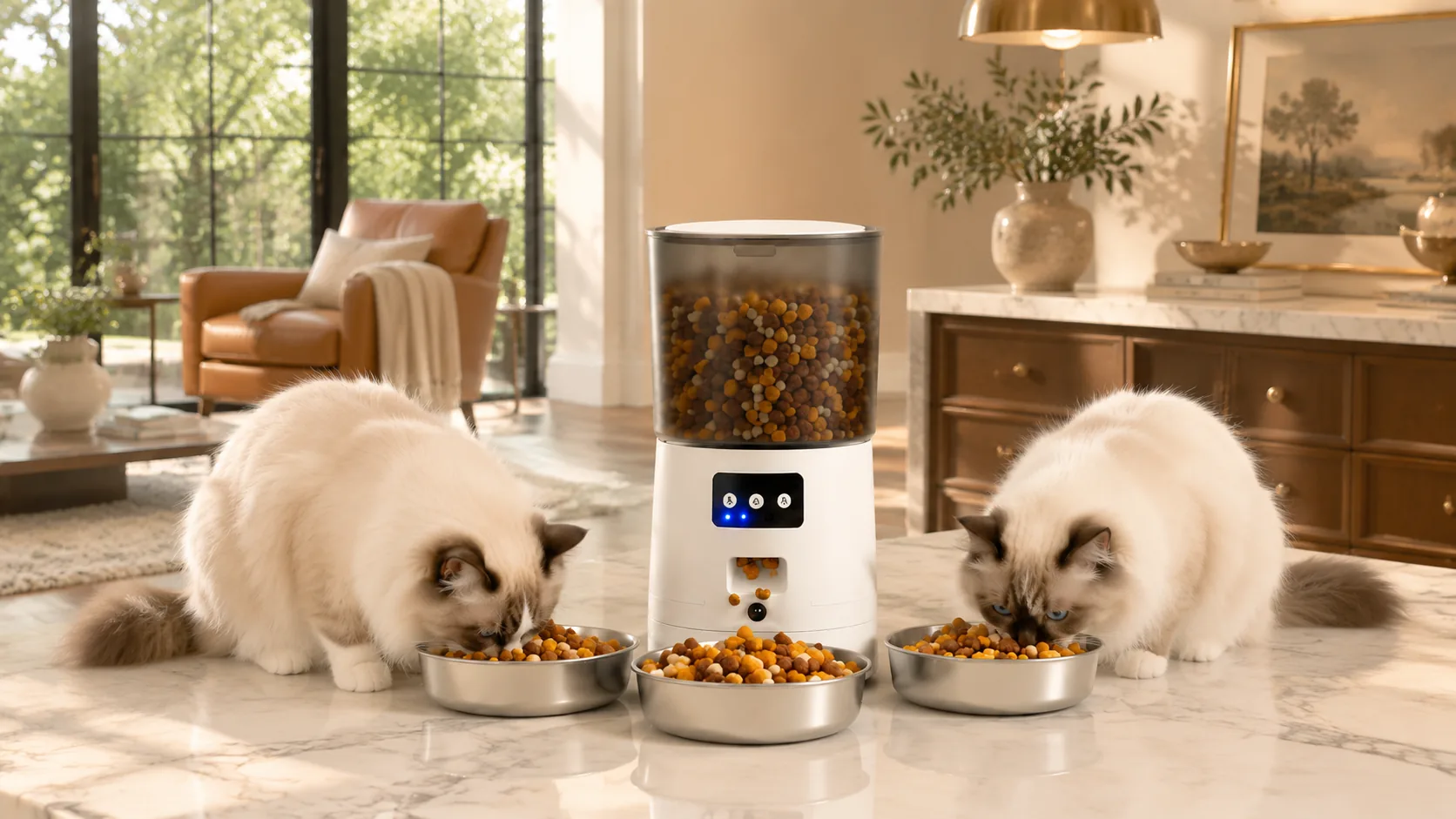 多猫智能喂食器 · 定时定量 · GuardHound