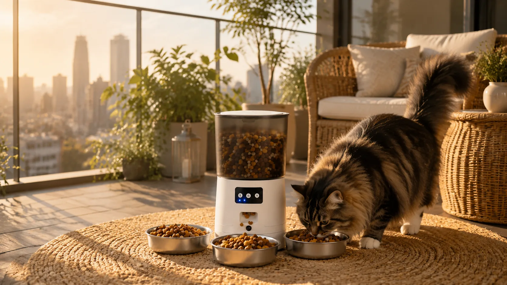 多猫智能喂食器 · 周末阳台时光 · GuardHound
