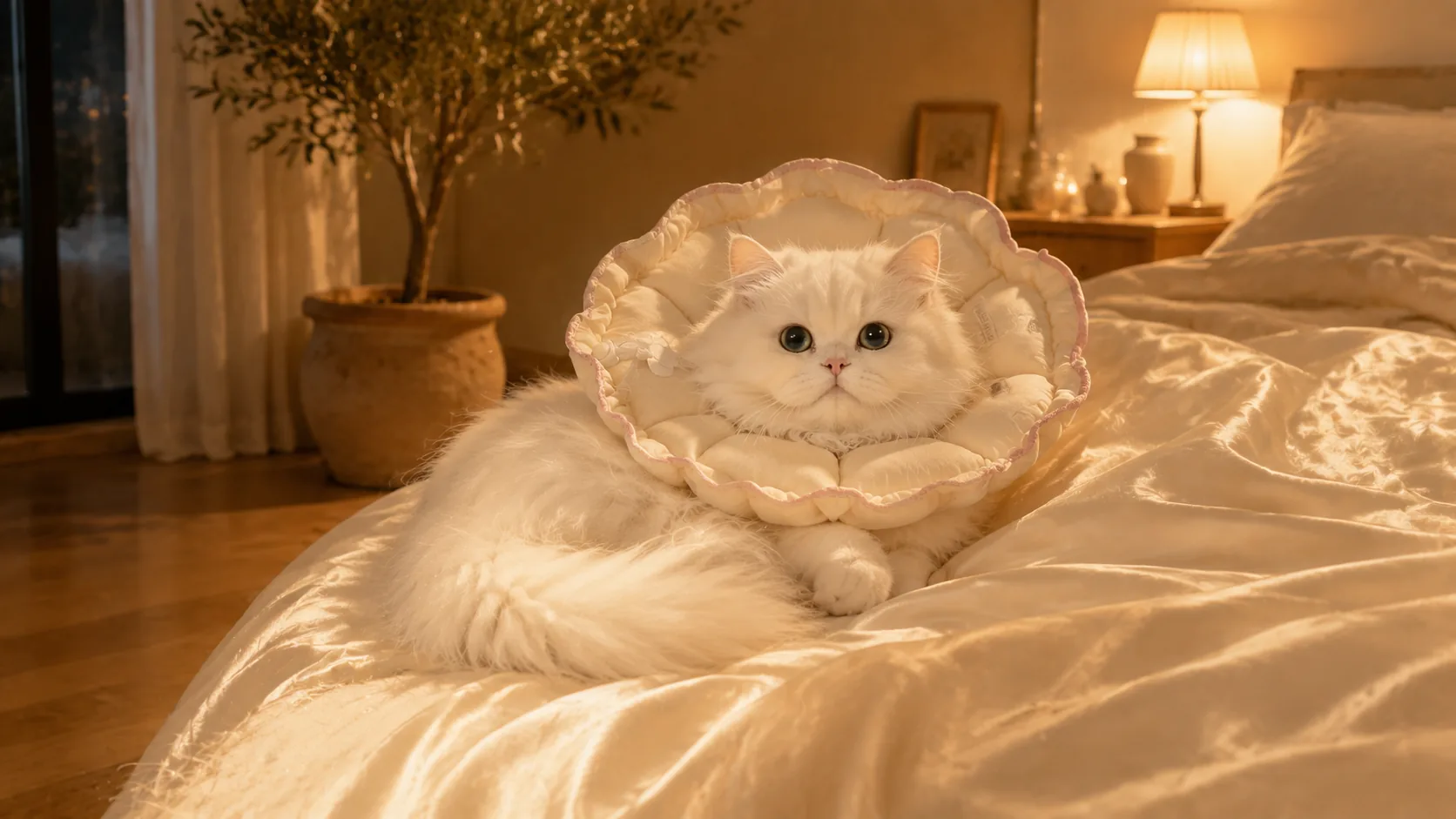 花朵伊丽莎白圈 · 卧室温暖角落 · GuardHound