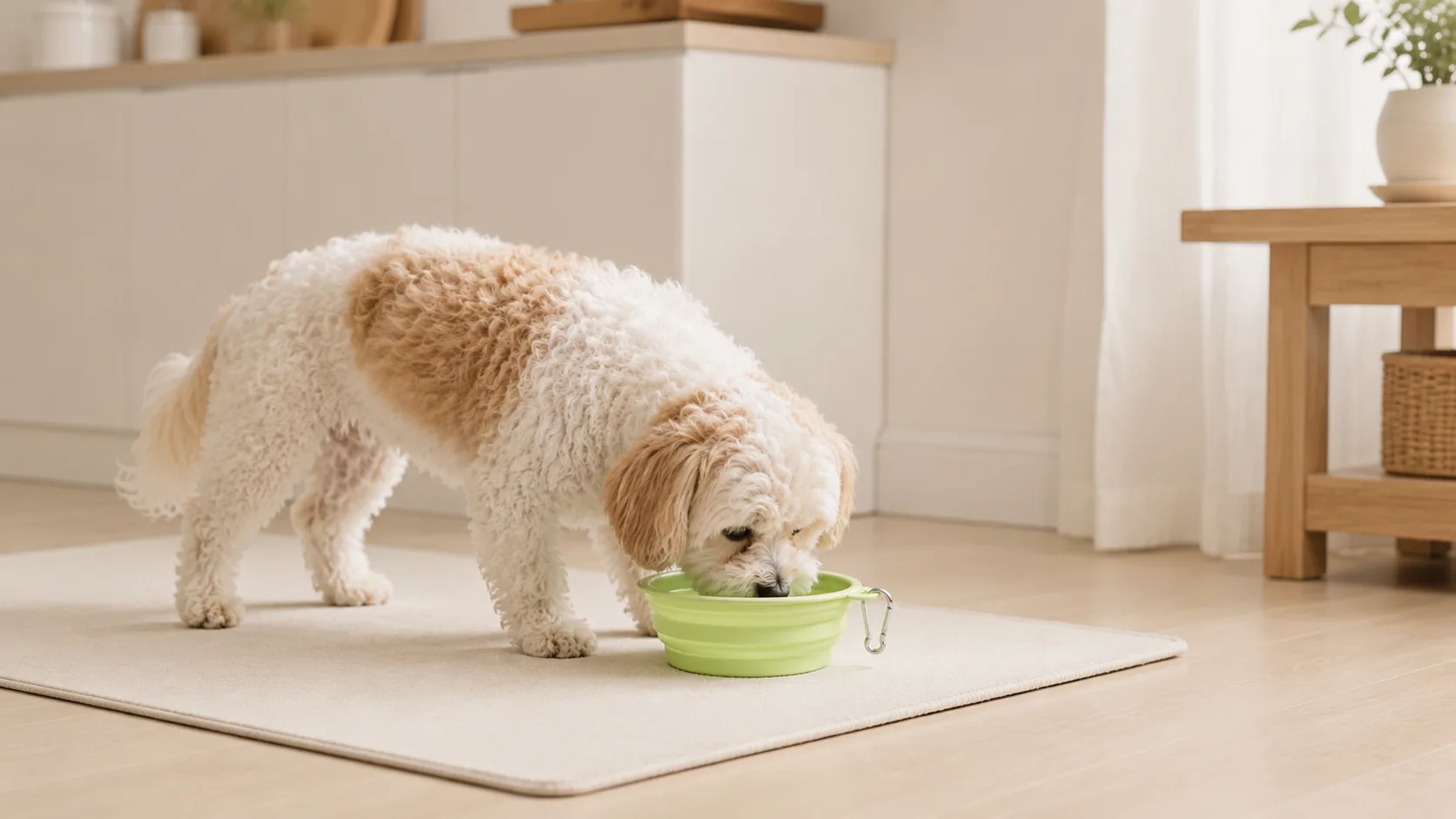 可折叠硅胶宠物水碗 · 食品级硅胶 · GuardHound DOG