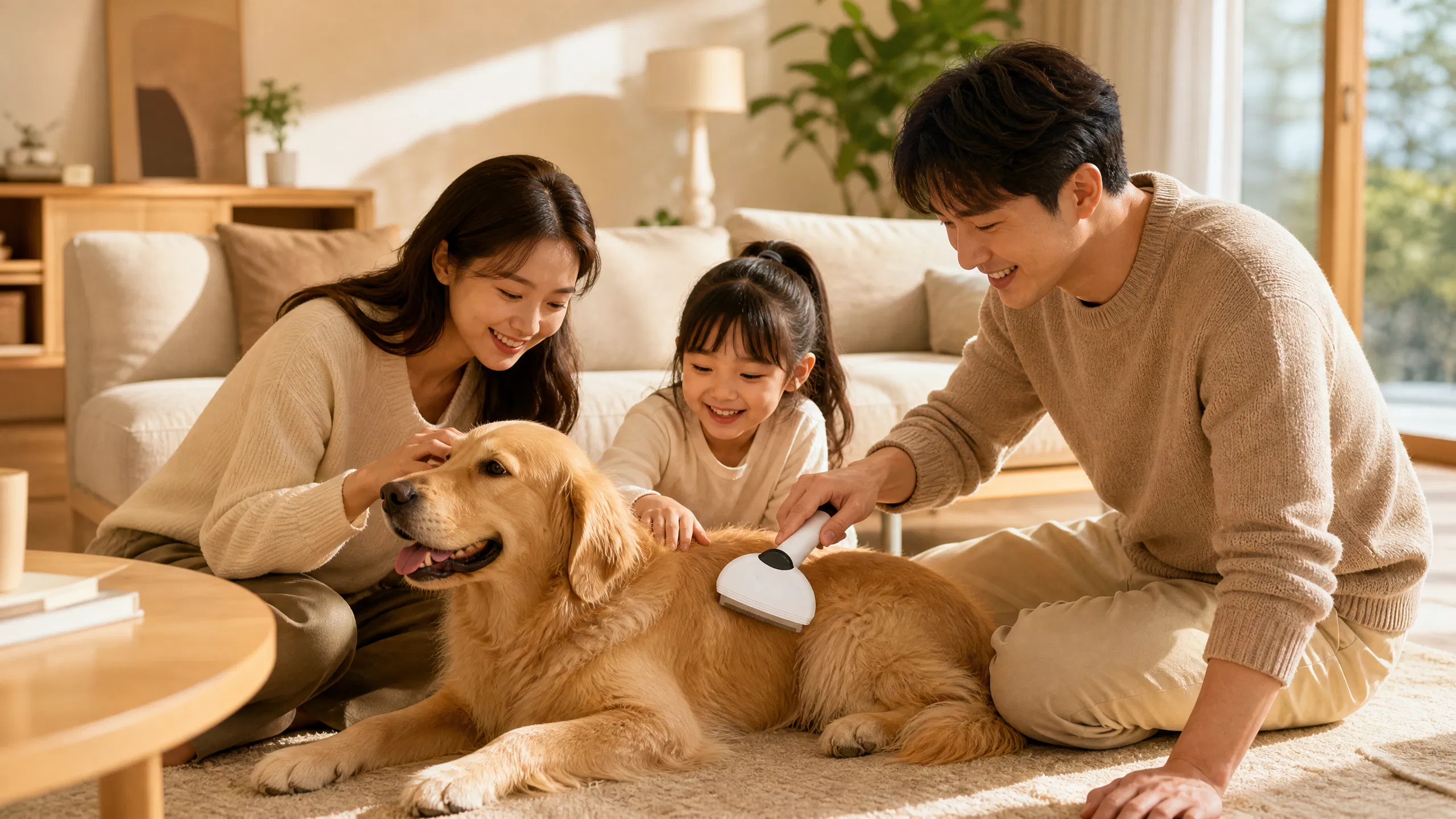 多功能宠物梳子打薄梳粘毛器二合一 · 晨光厨房梳理 · GuardHound DOG