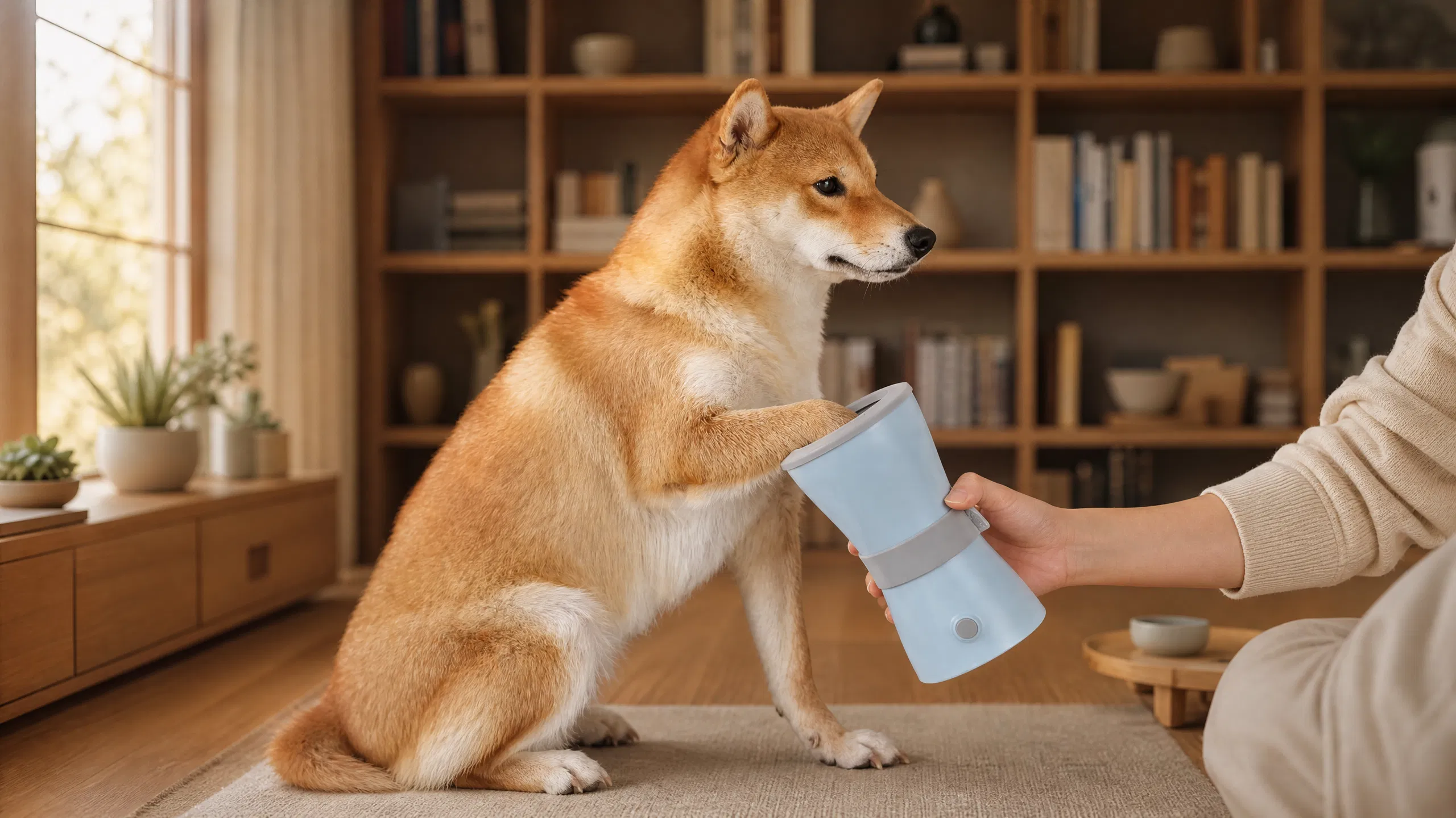狗狗自动洗脚器宠物清洁杯 · GuardHound DOG