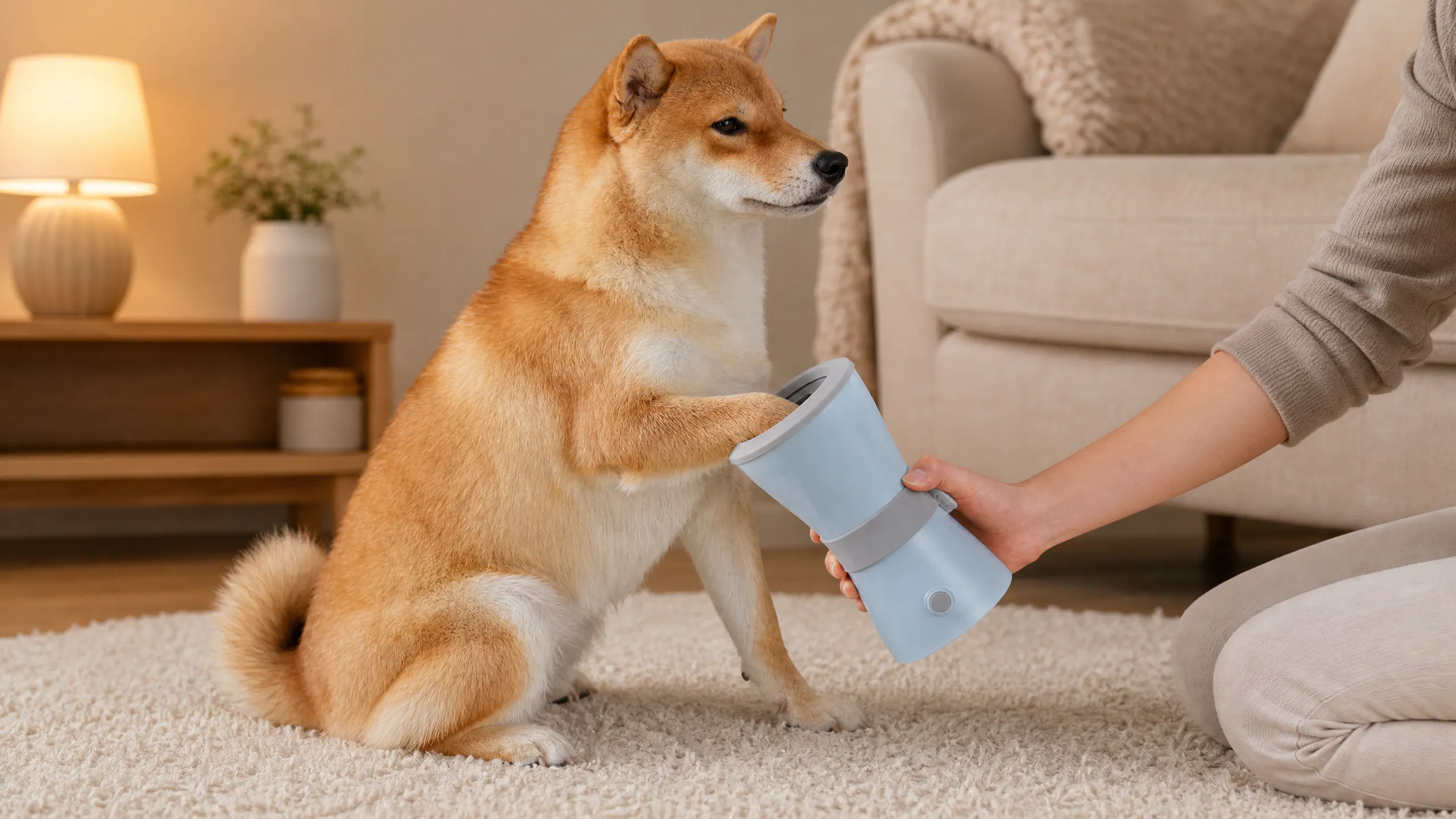 狗狗自动洗脚器宠物清洁杯 · 便携小巧， · GuardHound DOG