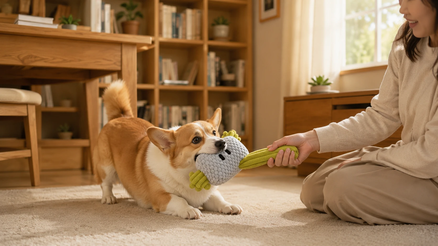 打地鼠锤子啃咬发声互动玩具 · 客厅午后互动 · GuardHound DOG