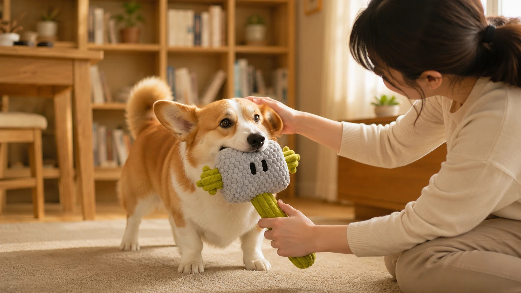 打地鼠锤子啃咬发声互动玩具 · 书房安静陪伴 · GuardHound DOG