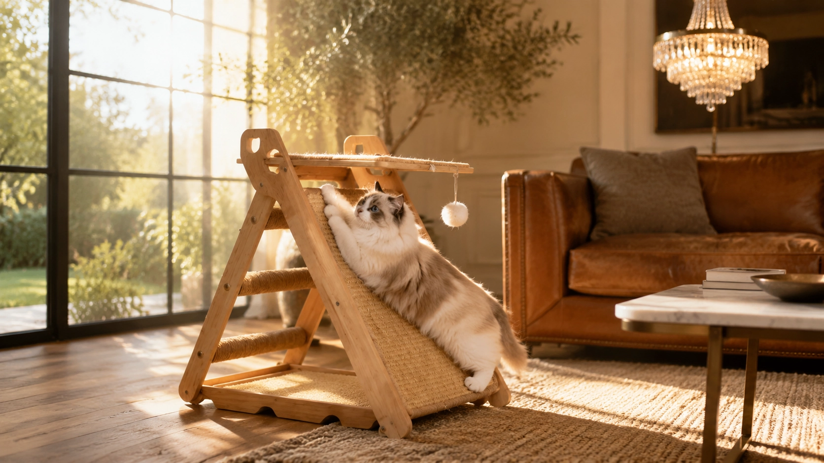 三角爬梯剑麻猫抓板 · GuardHound