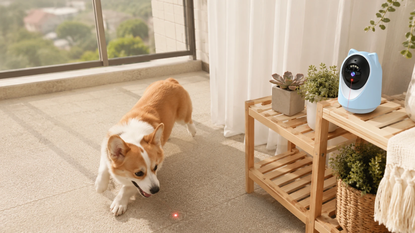 猫耳AI识别追踪爱宠激光逗宠监控器 · 激光逗宠远 · GuardHound DOG