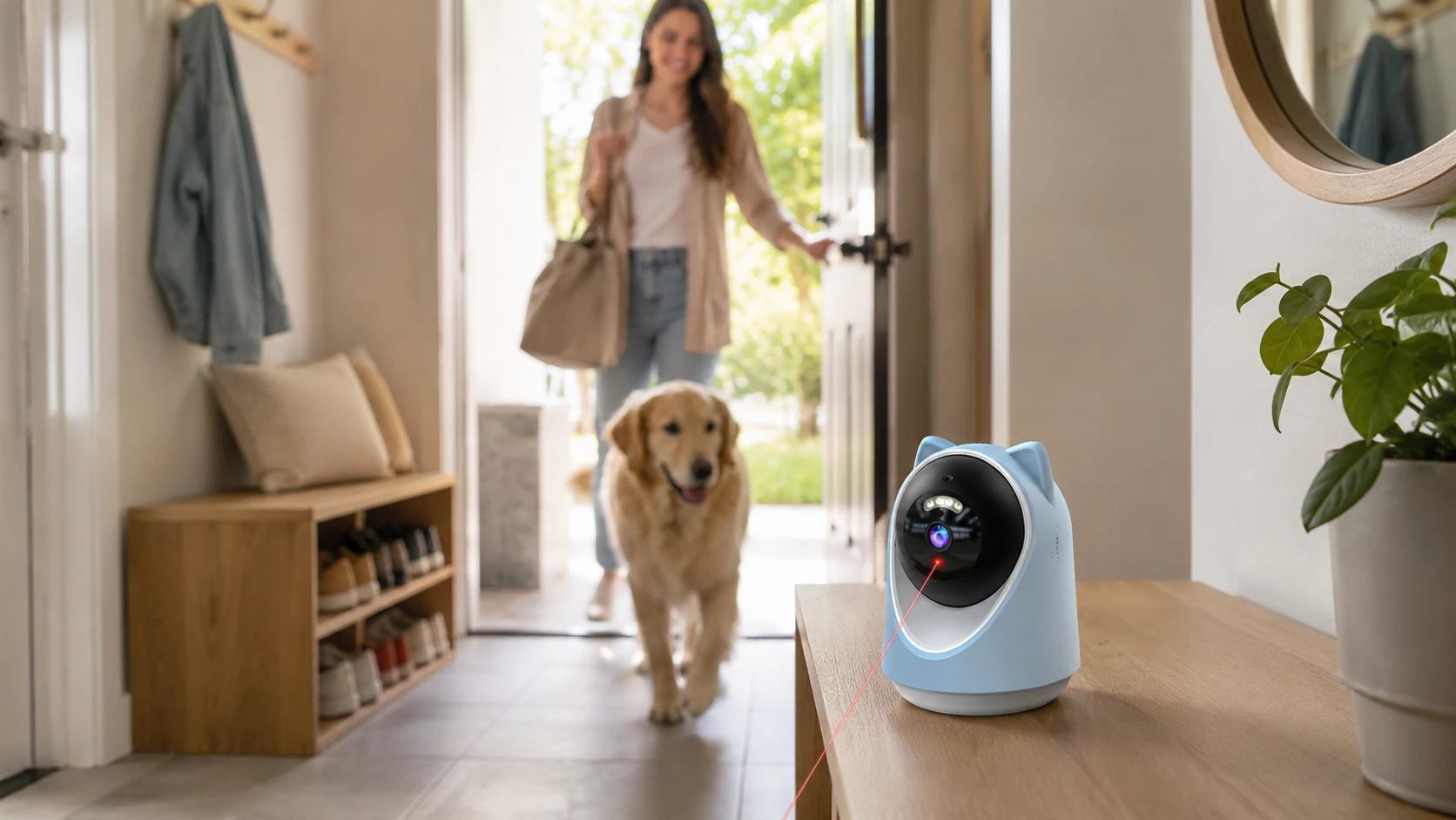 猫耳AI识别追踪爱宠激光逗宠监控器 · 猫耳萌趣造 · GuardHound DOG