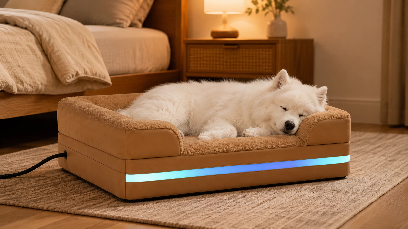 耐抓耐磨智能温控沙发窝 · 高侧围安全 · GuardHound DOG