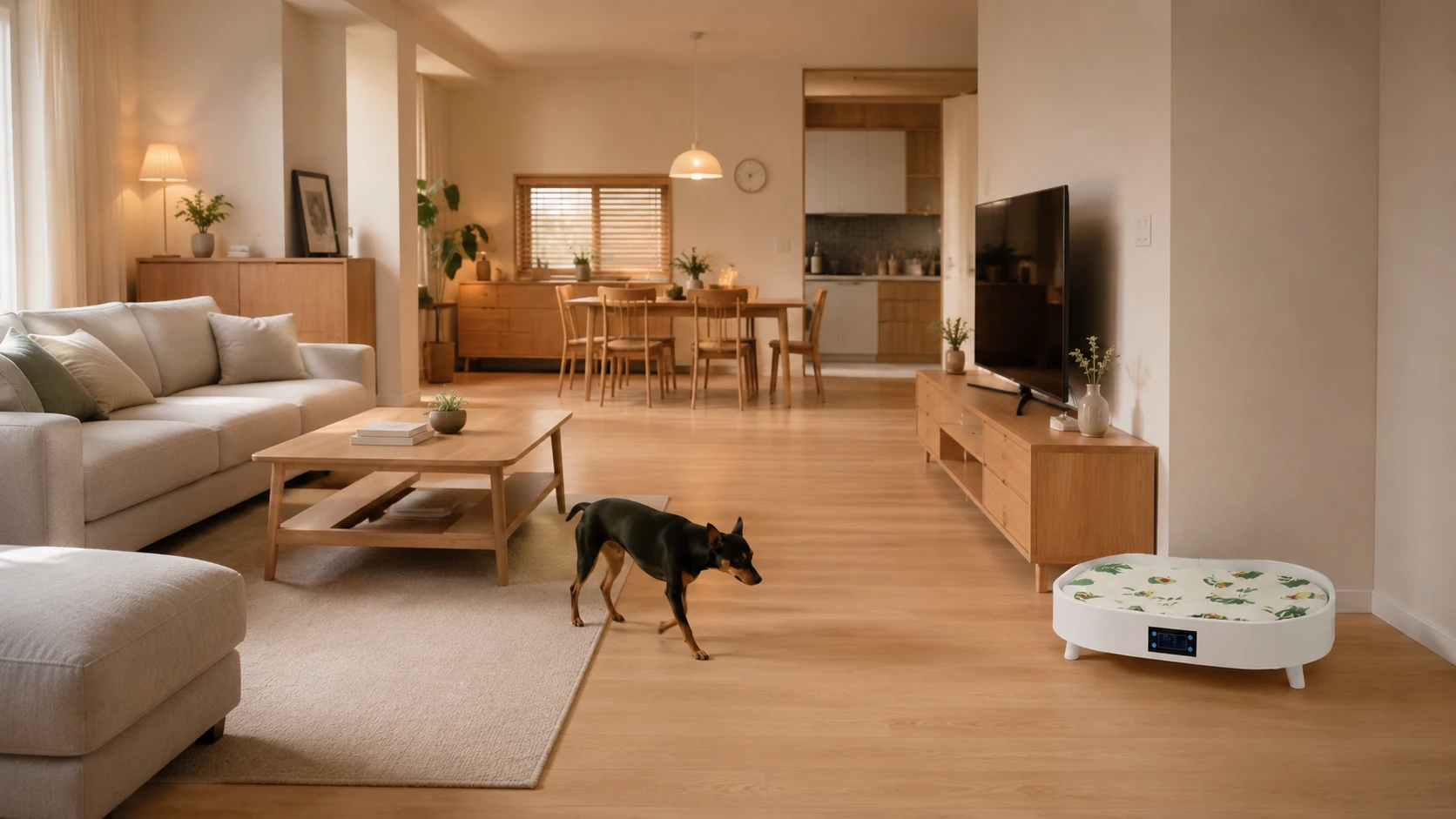 智能温控宠物床 · 细节图 1 · GuardHound DOG