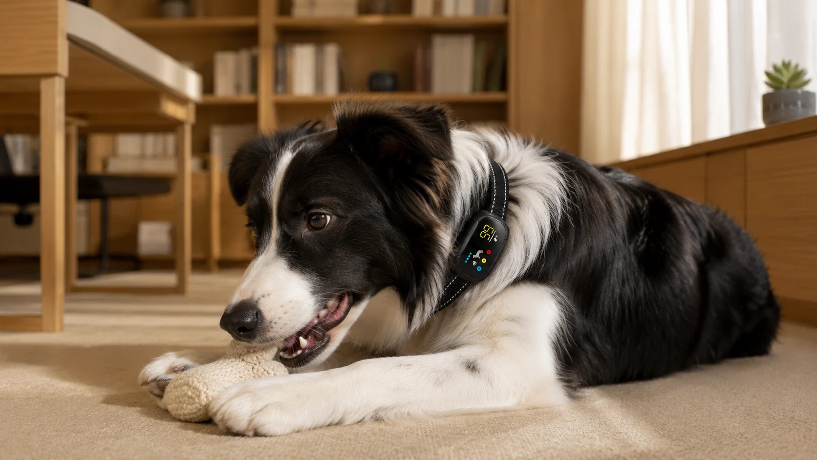 彩屏止吠器宠物电击项圈 · 彩屏显示， · GuardHound DOG