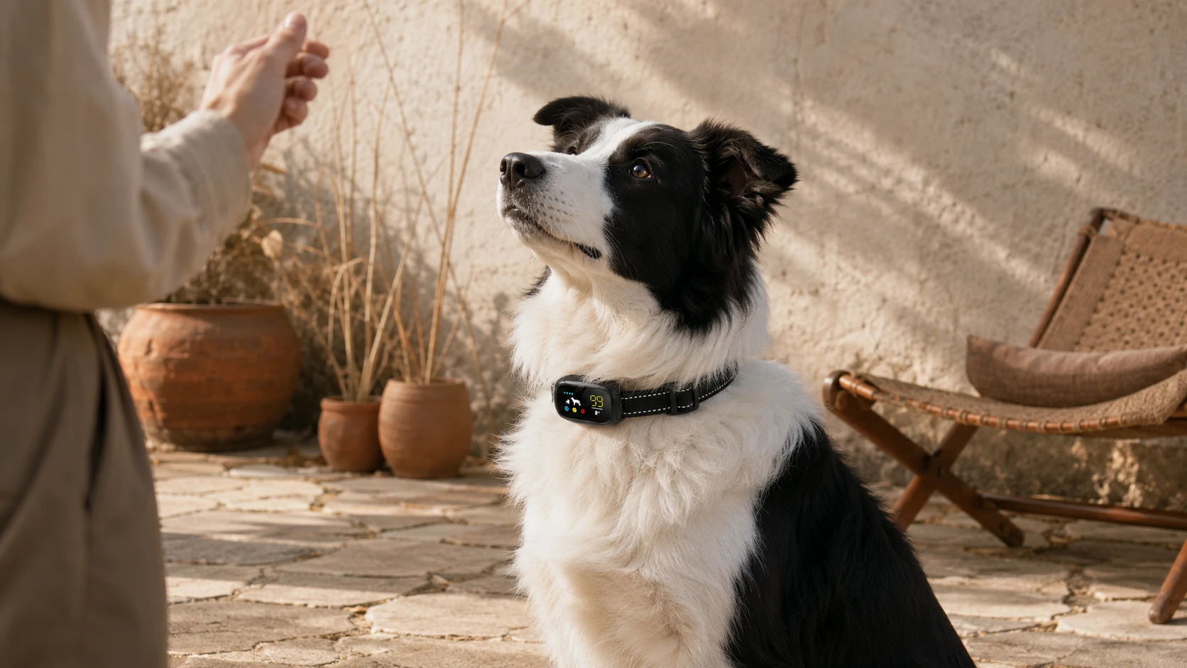 彩屏止吠器宠物电击项圈 · IPX7防 · GuardHound DOG