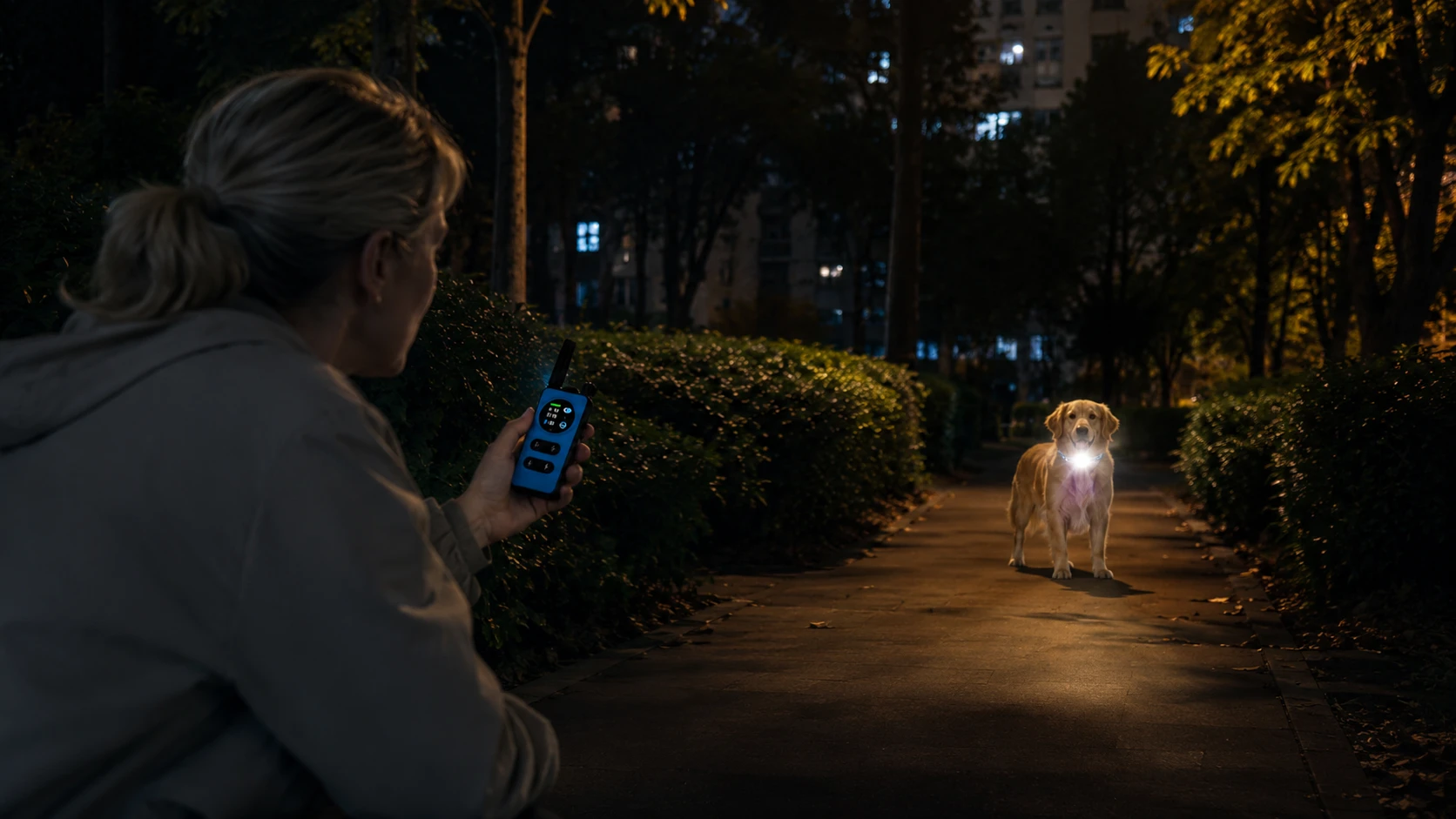 GuardHound 遥控训练项圈 · 夜间安全 · GuardHound DOG