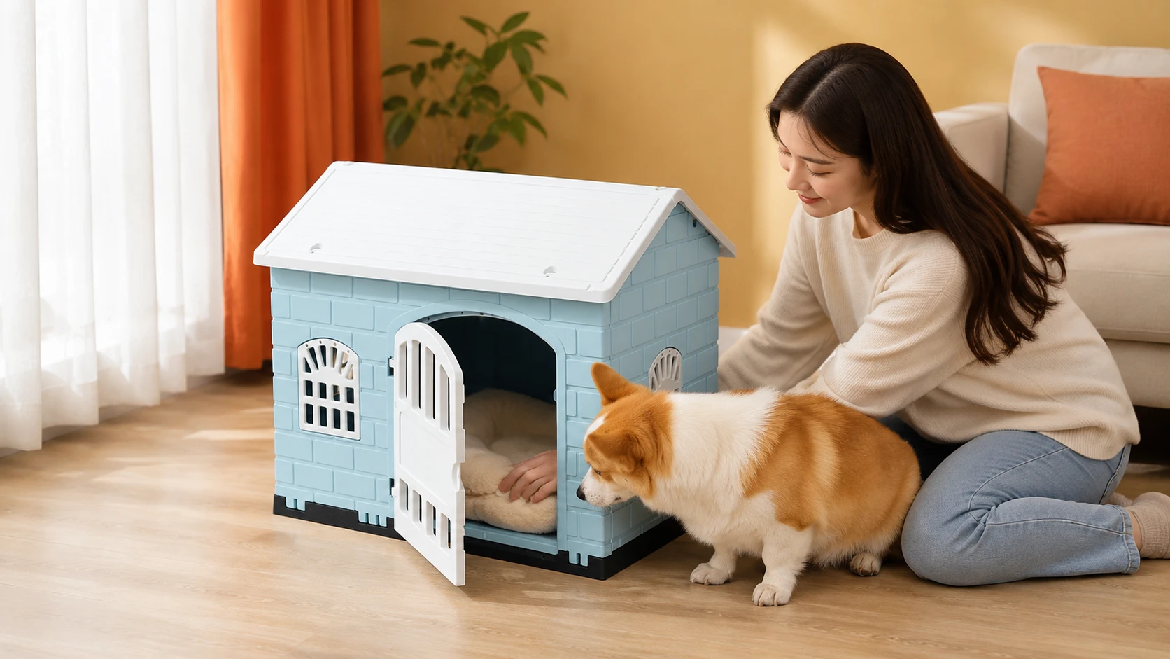 中小型狗屋四季通用 · 清晨厨房的暖意 · GuardHound DOG