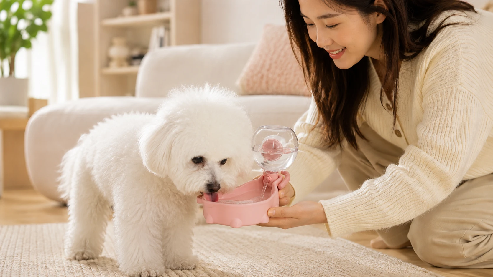 豆豆猪狗狗外出水杯折叠便携饮水器 · 户外草坪时光 · GuardHound DOG