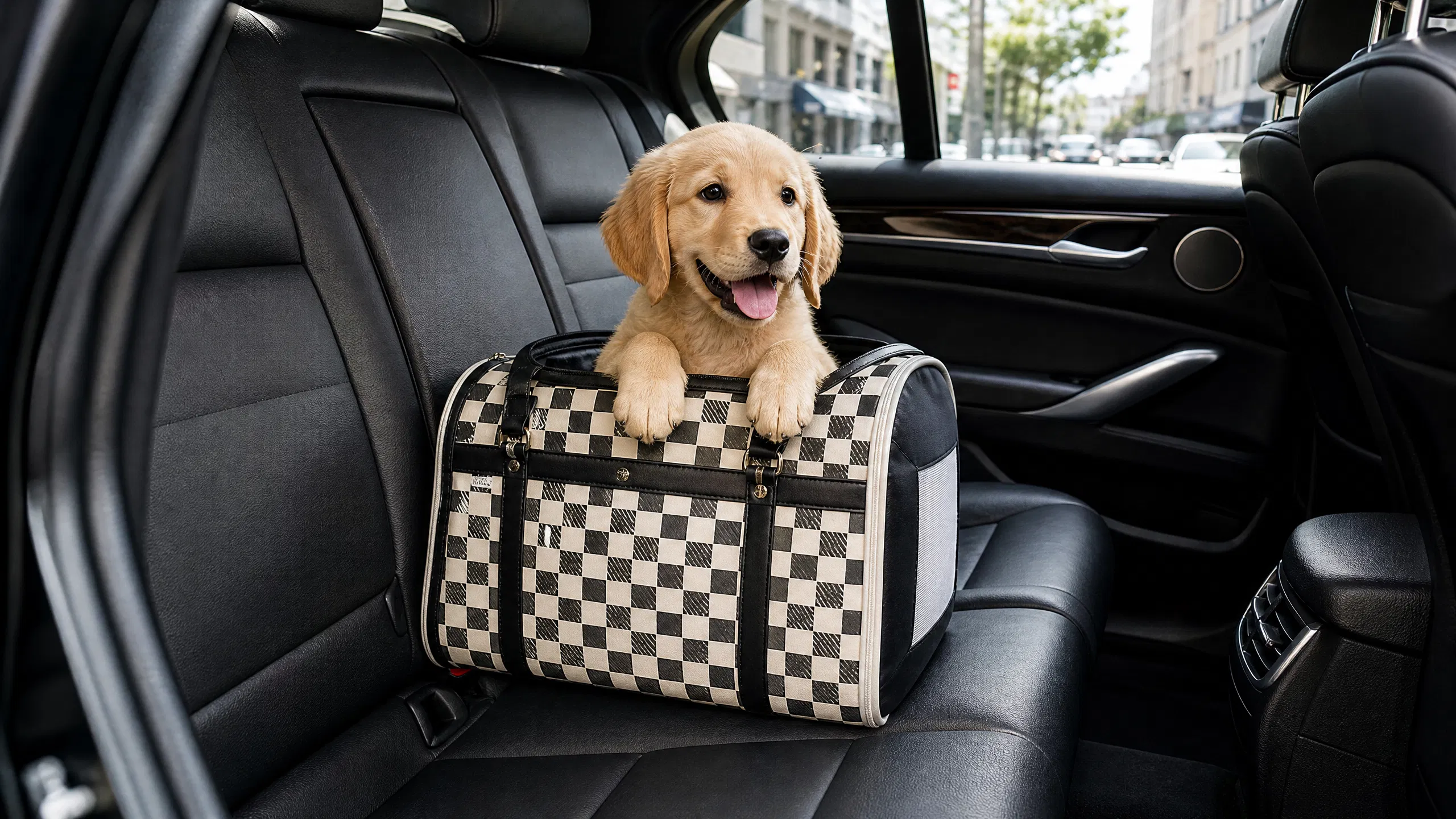 GuardHound 豪华多功能宠物旅行包 · 多储物袋设 · GuardHound DOG