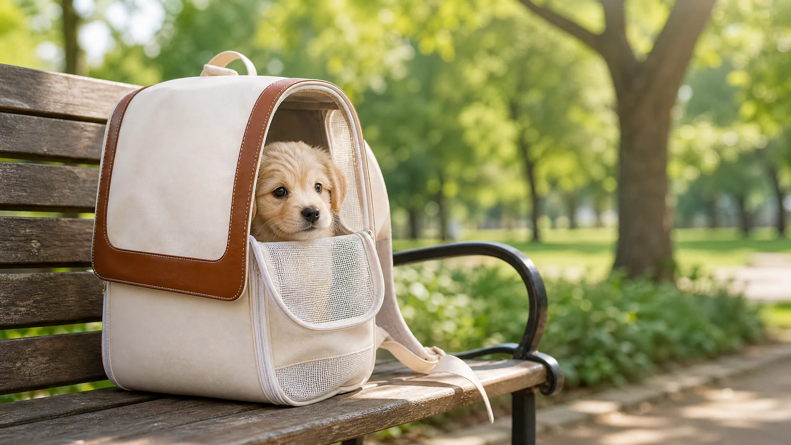 GuardHound 豪华透气宠物背包 · 透气网布舒 · GuardHound DOG