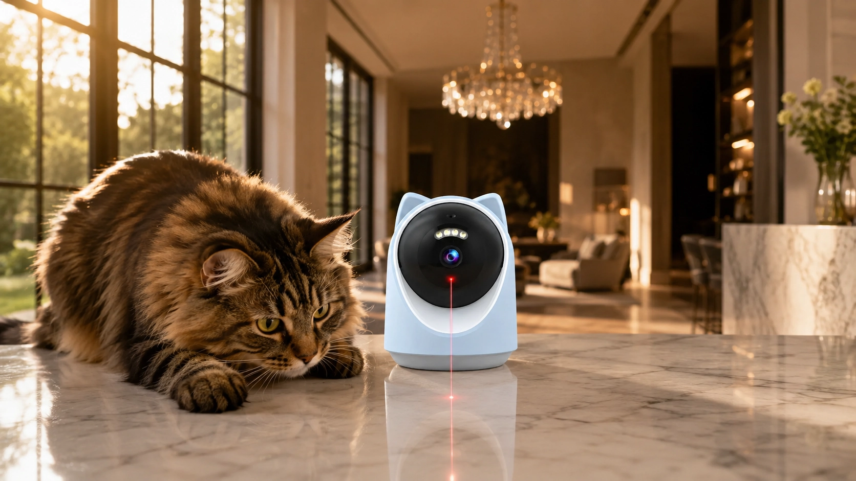 猫耳AI追踪激光逗宠监控 · 激光逗宠 · GuardHound