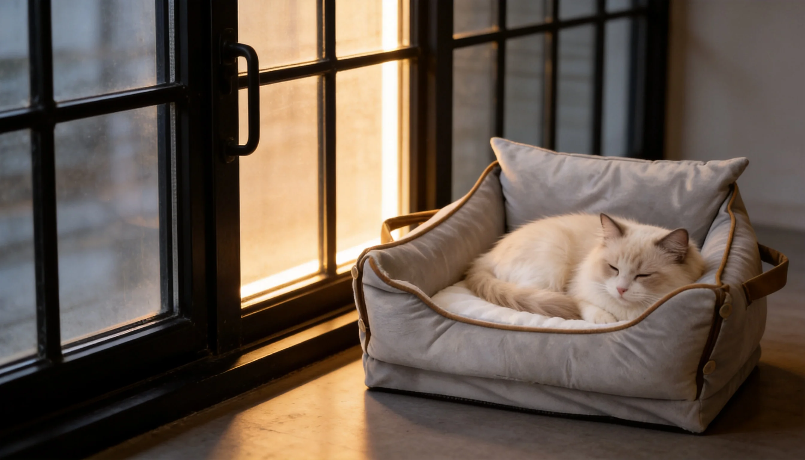 智能恒温猫窝 · 晨光温暖角落 · GuardHound