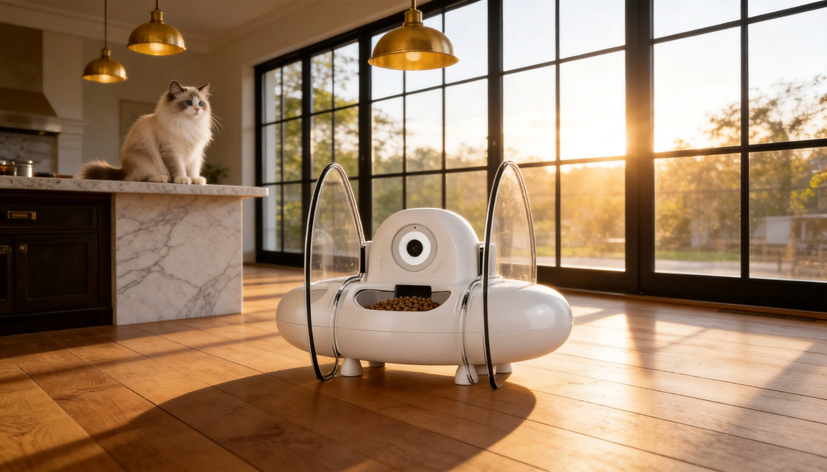猫脸识别智能喂食器 · 定时定量 · GuardHound