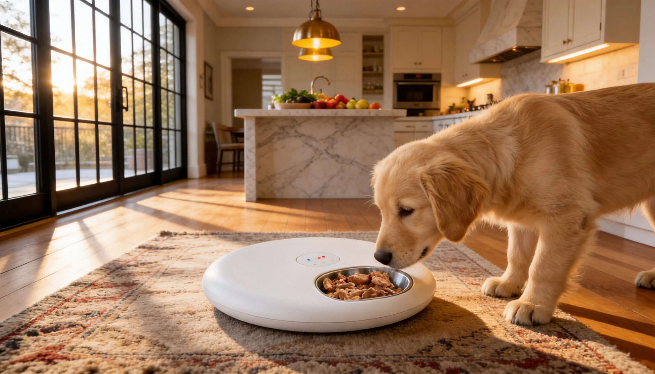 智能宠物喂食器 · 食品级材质 · GuardHound DOG
