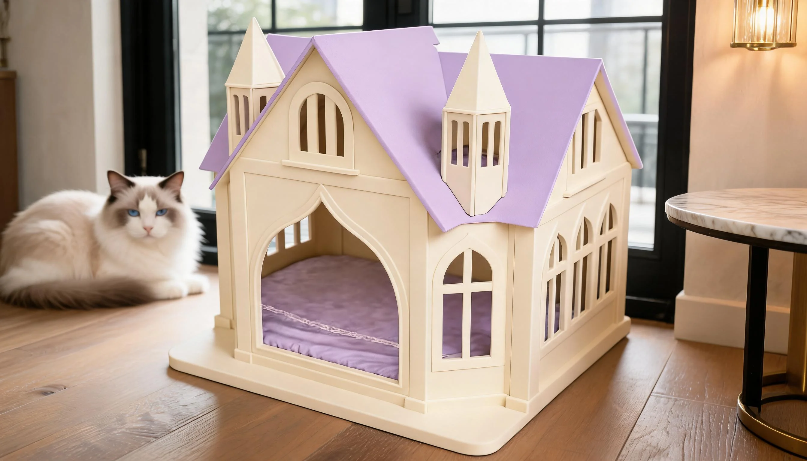 城堡实木猫窝 · G1 Full product · GuardHound