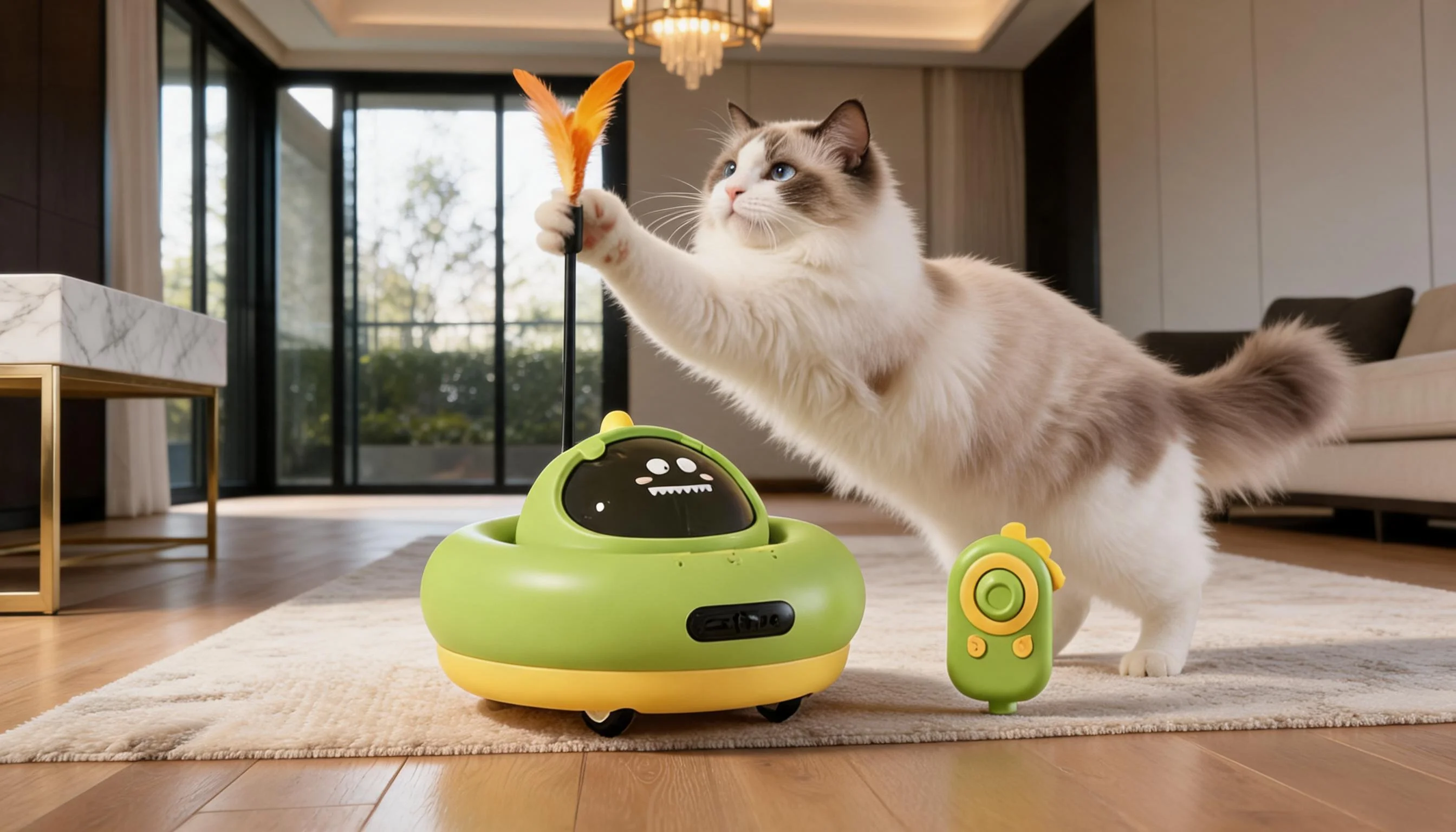 遥控电动逗猫玩具 · 可爱卡通 · GuardHound