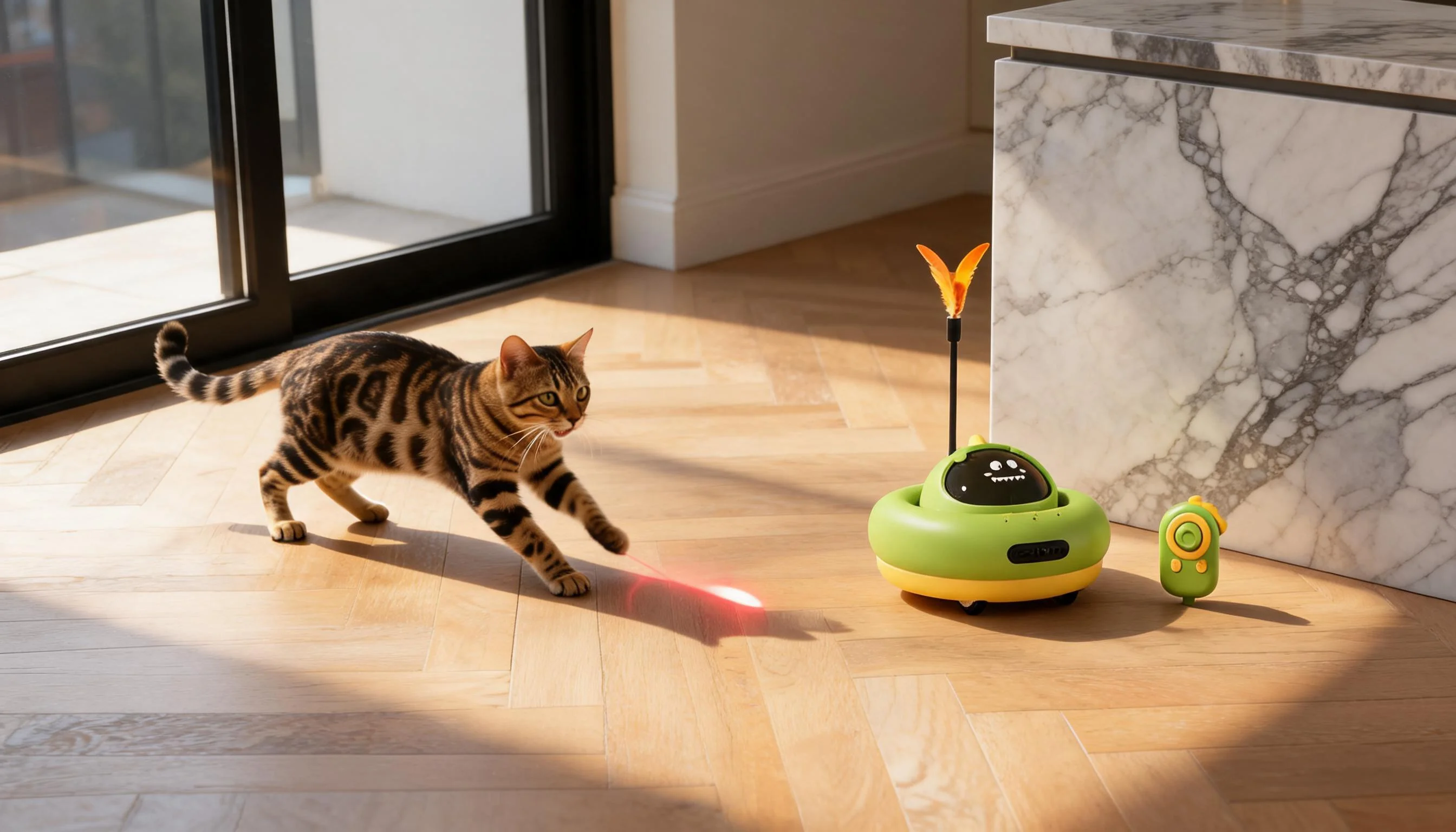 遥控电动逗猫玩具 · 午后阳光追逐 · GuardHound