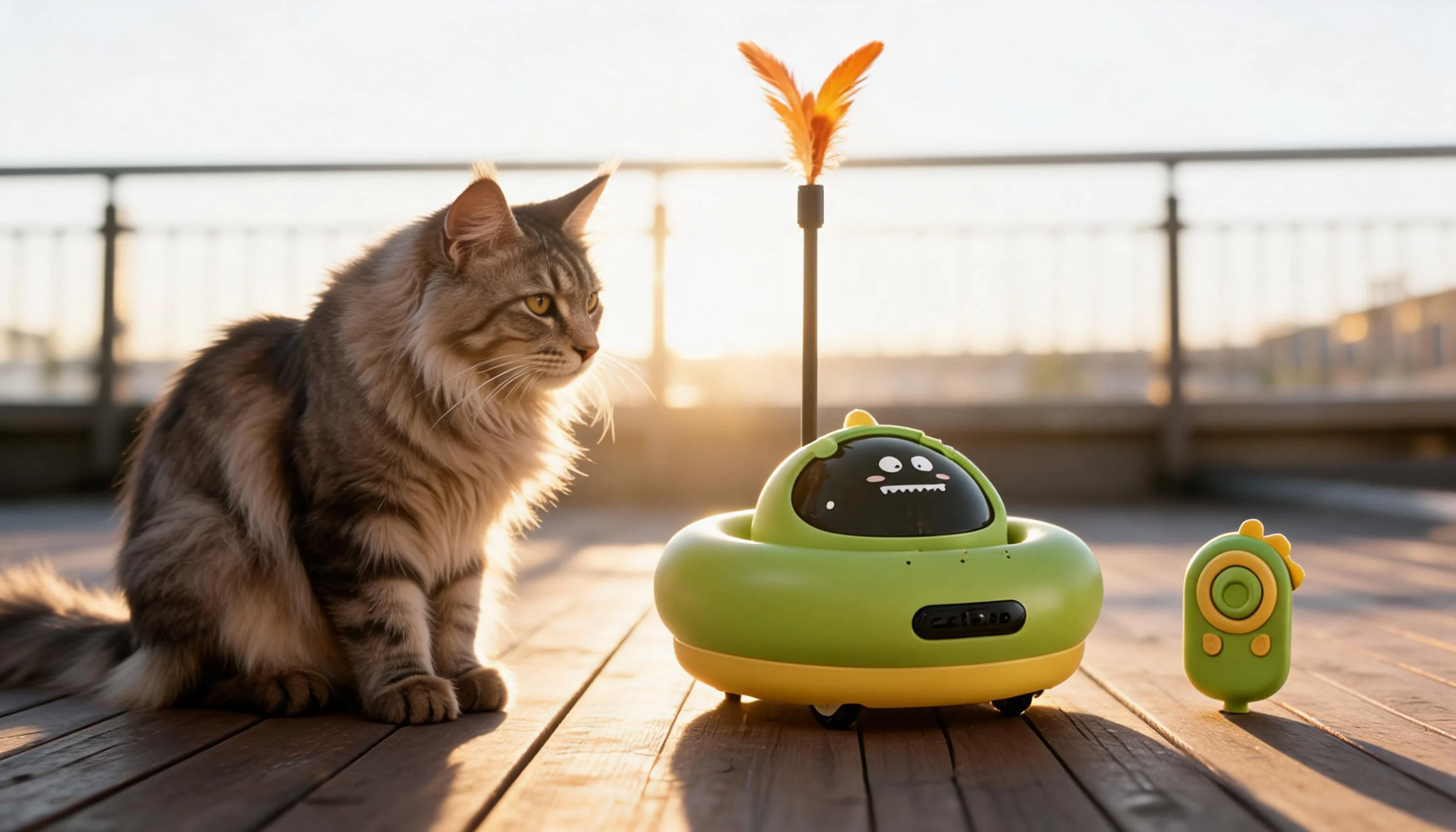 遥控电动逗猫玩具 · 阳台悠闲时光 · GuardHound