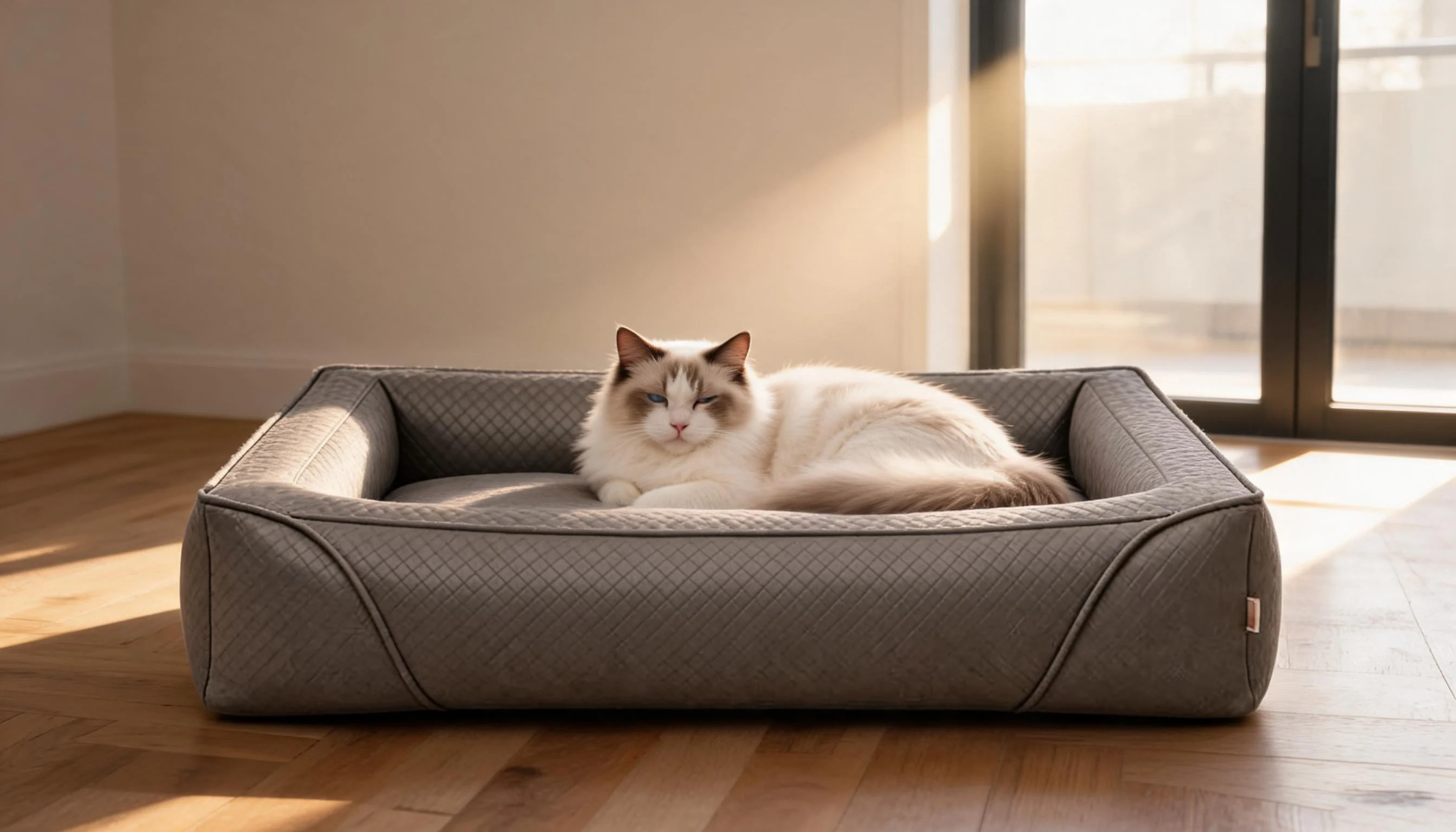 皮革简约猫窝 · 黄昏客厅的慵懒时光 · GuardHound