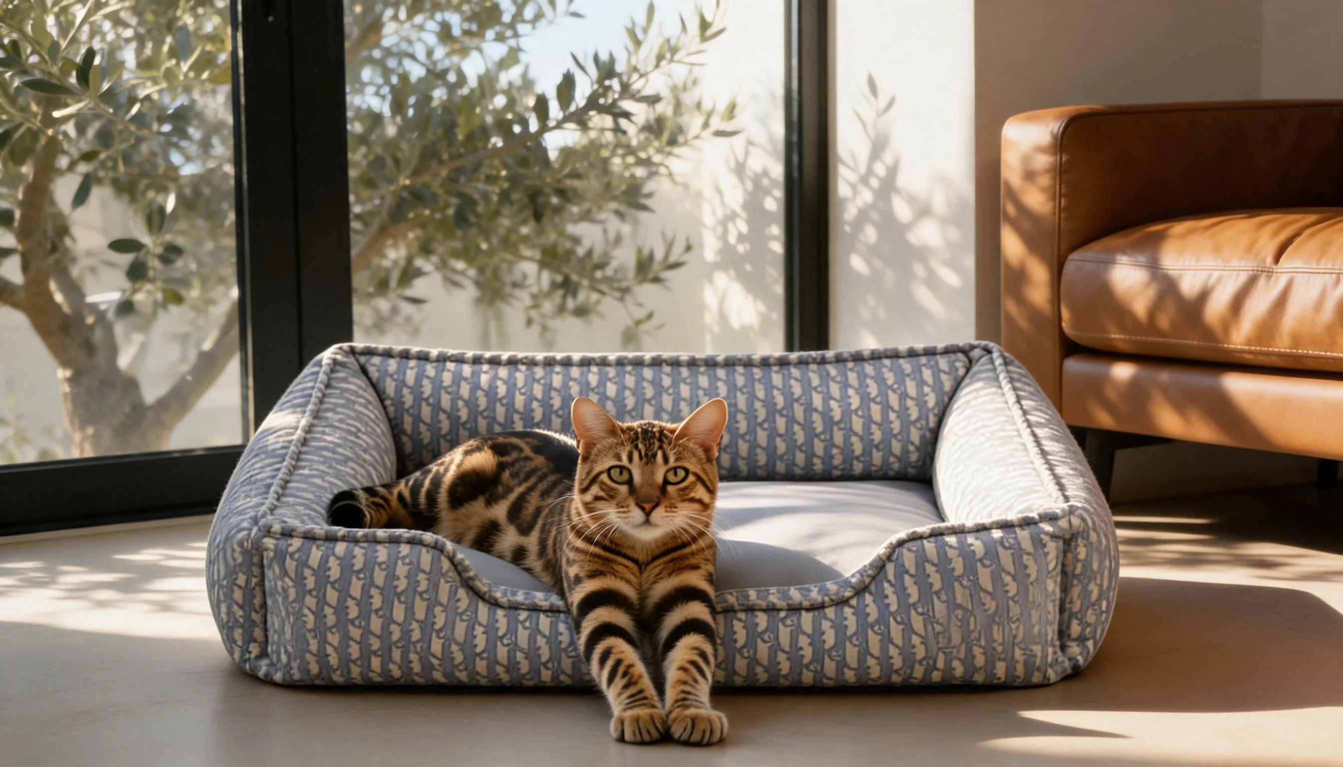 时尚花纹皮革猫窝 · 午后阳光客厅 · GuardHound